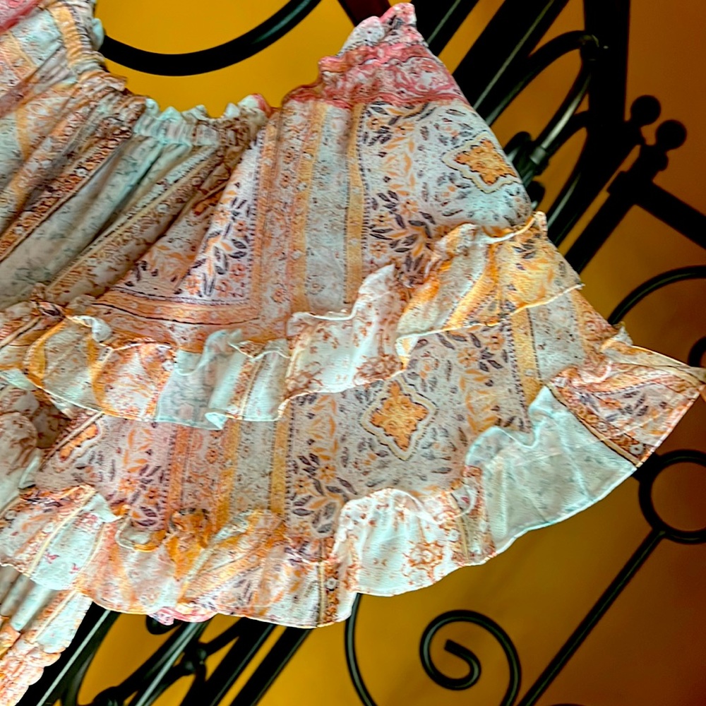 MISA Isella Off Shoulder Mini Dress - Picture 5 of 14